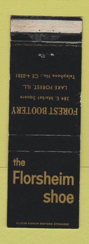 Matchbook Cover - Florsheim Shoes Lake Forest IL WORN