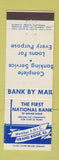 Matchbook Cover - First National Bank Grand Ridge IL