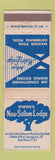 Matchbook Cover - Owen's New Salem Lodge IL