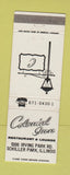 Matchbook Cover - Colonial Inn Schiller Park IL WEAR