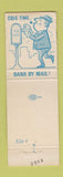 Matchbook Cover - Edgemont Bank and Trust East St Louis IL WORN