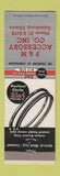 Matchbook Cover - Perfect Circle Piston Rings Galesburg IL WEAR