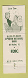 Matchbook Cover - Uptown National Bank Moline IL