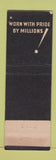 Matchbook Cover - Freeman Men's Shoes Carpenter's Tuscola IL