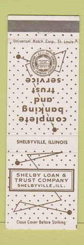 Matchbook Cover - Shelby Loan and Trust Shelbyville IL