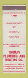 Matchbook Cover - Thomas Plumbing Heating Galesburg IL