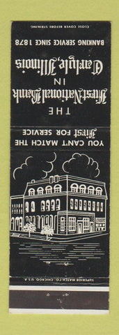 Matchbook Cover - First National Bank Carlyle IL