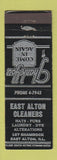 Matchbook Cover - East Alton Cleaners IL WEAR