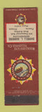 Matchbook Cover - Rockford Life Insurance Darrell Banning Peoria IL