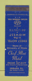Matchbook Cover - CHief Illini Motel Urbana IL
