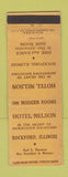 Matchbook Cover - Hotel Nelson Rockford IL