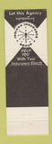 Matchbook Cover - Indiana Insurance Barlett Rantoul IL