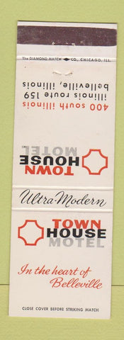 Matchbook Cover - Town House Motel Belleville IL