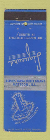 Matchbook Cover - Town Pump Restaurant Mattoon IL