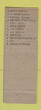 Matchbook Cover - Elco Screws Rockford IL