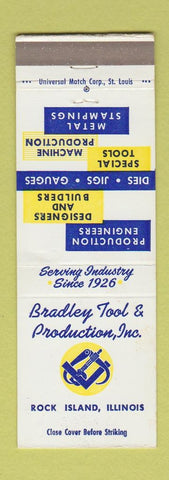 Matchbook Cover - Bradley Tool & Production Rock Island IL