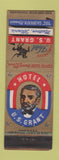 Matchbook Cover - Hotel US Grant Mattoon IL WORN