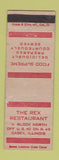 Matchbook Cover - Rex Restaurant Casey IL WORN