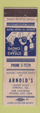Matchbook Cover - Arnold's Restaurant Aurora IL WEAR