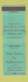 Matchbook Cover - Hair Styles by Adrienne's Walnut IL WEAR