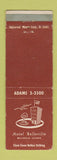 Matchbook Cover - Hotel Belleville IL