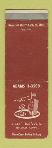 Matchbook Cover - Hotel Belleville IL