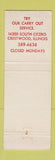 Matchbook Cover - House of Hughes Crestwood IL
