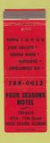 Matchbook Cover - Four Seasons Motel Rock Island IL
