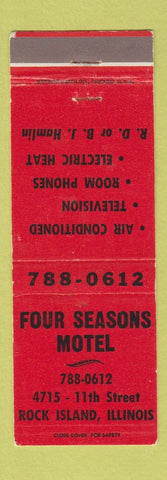 Matchbook Cover - Four Seasons Motel Rock Island IL