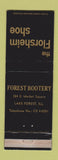 Matchbook Cover - Florsheim Shoes Lake Forest IL WORN