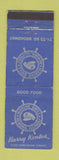Matchbook Cover - Marine Grill Aurora IL Harry Kontos WEAR