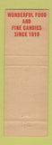 Matchbook Cover - American Beauty Restaurant Galesburg IL WEAR