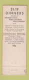 Matchbook Cover - Mister Mikes Steak House Chicago IL WEAR