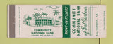 Matchbook Cover - Community National Bank Bal Harbour FL