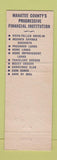 Matchbook Cover - Palmetto Federal Savings and Loan Palmetto FL