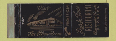 Matchbook Cover - Park Inn Restaurant Clearwater Beach FL WORN
