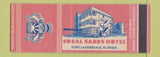 Matchbook Cover - Coral Sands Hotel Fort Lauderdale FL Alsonett