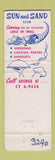 Matchbook Cover - Sun and Sand Club Key West FL