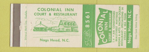 Matchbook Cover - Colonial Inn Nags Head N