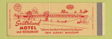 Matchbook Cover - Southland Motel New Albany MS Full Length