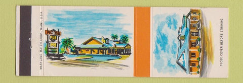 Matchbook Cover - Perry's Steak House Fort Lauderdale Pompano Beach FL