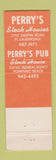Matchbook Cover - Perry's Steak House Fort Lauderdale Pompano Beach FL