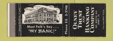 Matchbook Cover - Olney Trust Banking Olney IL