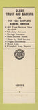 Matchbook Cover - Olney Trust Banking Olney IL