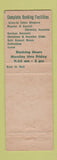 Matchbook Cover - Community National Bank Bal Harbour FL