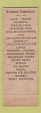 Matchbook Cover - Broadmoor Hotel Colorado Springs