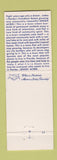 Matchbook Cover - Country Club Motel Lehigh Acres FL