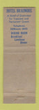 Matchbook Cover - Hotel Braemore Boston MA