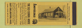 Matchbook Cover - Old School House East Chelmsford MA YELLOW