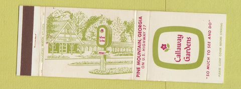 Matchbook Cover - Callaway Gardens Pine Mountain GA